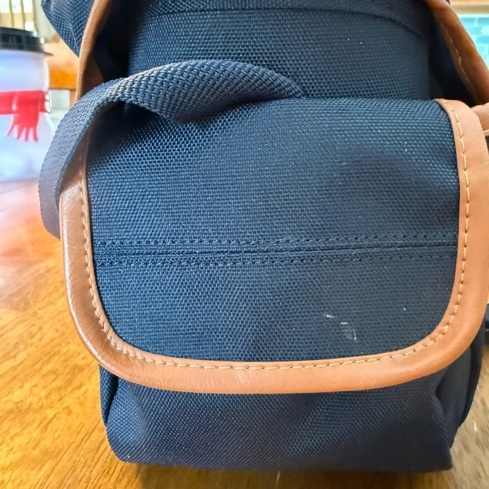 Samsonite Navy and Tan Men's Messenger Bag